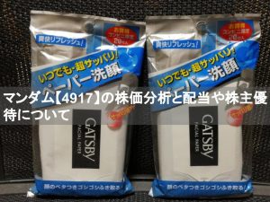 マンダム　ギャッツビー　フェイシャルペーパー